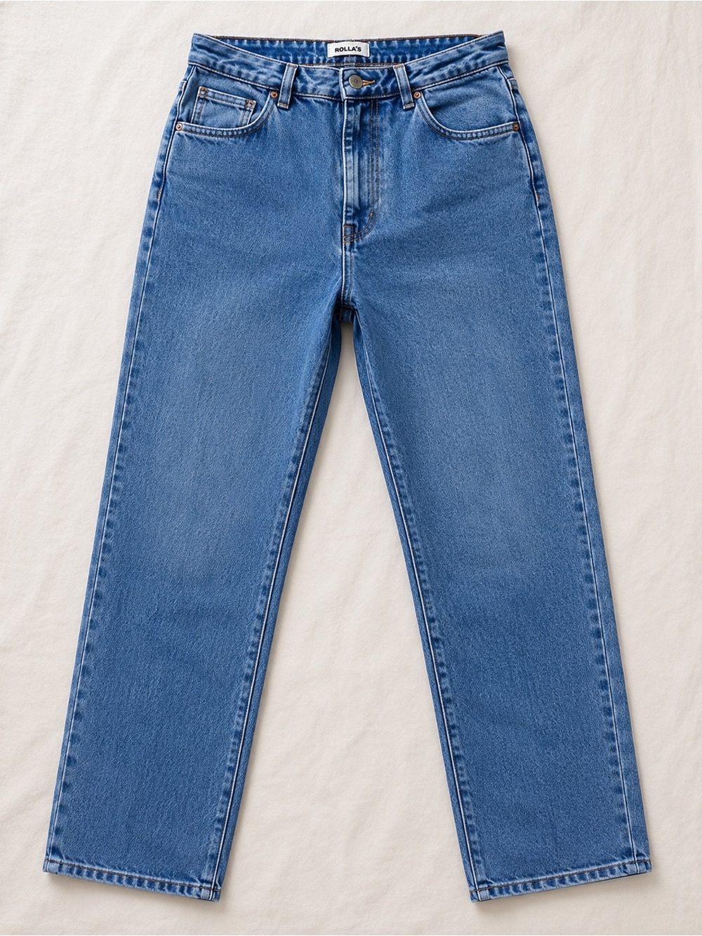 ROLLA'S Light Blue Straight-Leg Women's Jeans